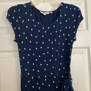 Boden polka dot midi dress